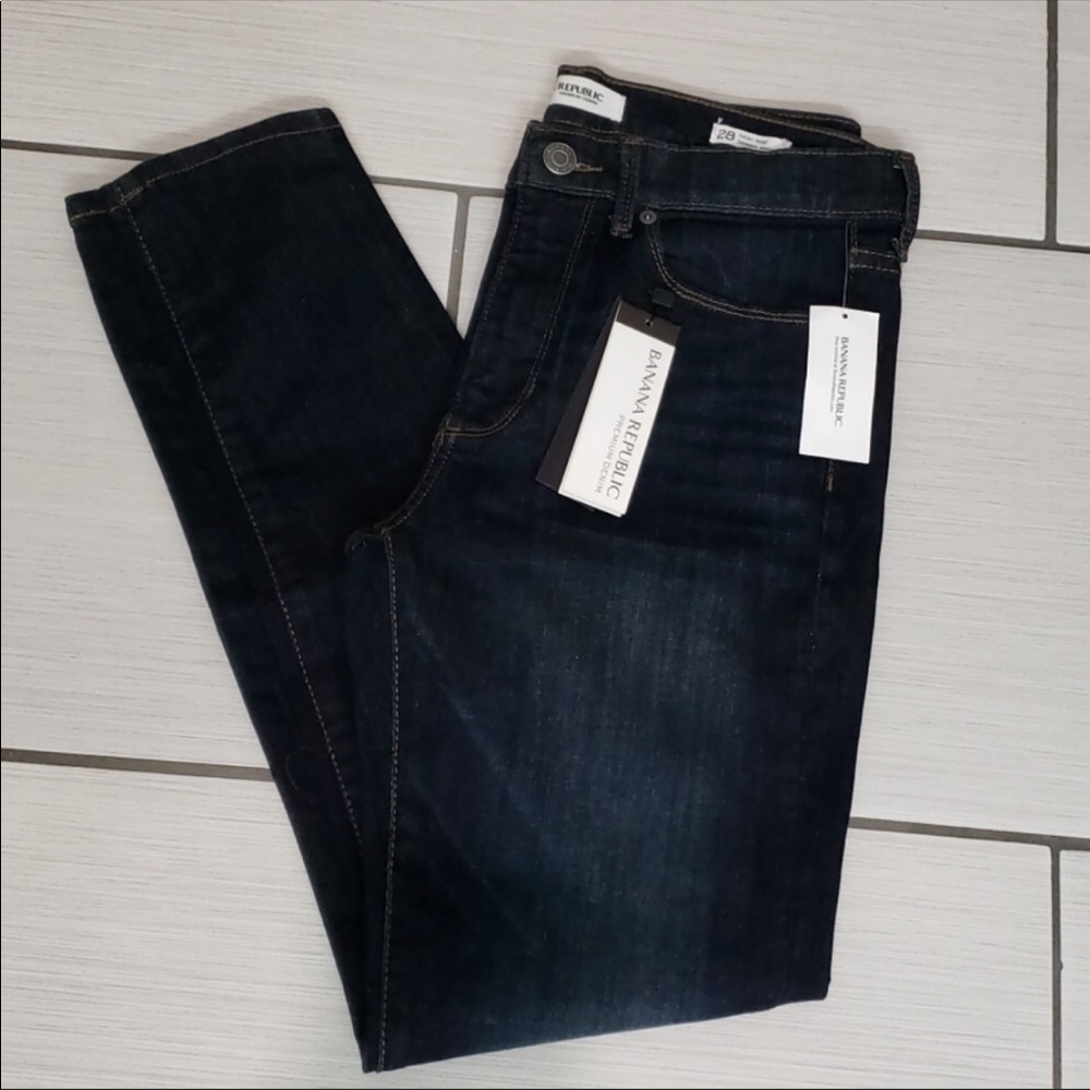 Banana republic high waisted skinny jeans NWT
